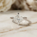 Marquise Lab Grown Diamond Whisper Three Stone Ring For Her