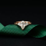 1.30CTW Pearlune Lab Grown Diamond Three Stone Ring For Her