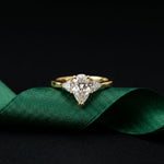 1.30CTW Pearlune Lab Grown Diamond Three Stone Ring For Her