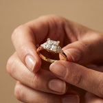 1.30CTW Prinvera Lab Grown Diamond Three Stone Ring For Her