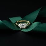 1.30CTW Prinvera Lab Grown Diamond Three Stone Ring For Her