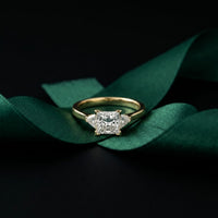 1.30CTW Prinvera Lab Grown Diamond Three Stone Ring For Her