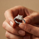 1.30CTW Prinvera Lab Grown Diamond Three Stone Ring For Her
