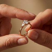 1CTW Orlisse Lab Grown Diamond Three Stone Ring For Her