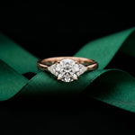 1CTW Orlisse Lab Grown Diamond Three Stone Ring For Her