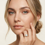 1CTW Orlisse Lab Grown Diamond Three Stone Ring For Her