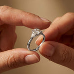 1CTW Orlisse Lab Grown Diamond Three Stone Ring For Her