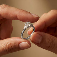 1CTW Orlisse Lab Grown Diamond Three Stone Ring For Her