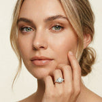 1CTW Orlisse Lab Grown Diamond Three Stone Ring For Her