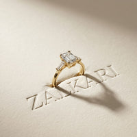 1.4CTW Emerald Arcadia Lab Grown Diamond Three Stone Ring For Her