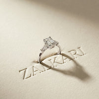 1.4CTW Emerald Arcadia Lab Grown Diamond Three Stone Ring For Her