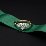 1.40CTW Heartelle Lab Grown Diamond Three Stone Ring For Her