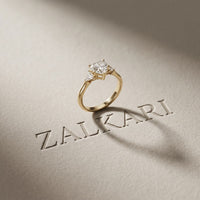 1.40CTW Heartelle Lab Grown Diamond Three Stone Ring For Her
