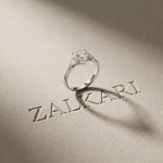 1.40CTW Heartelle Lab Grown Diamond Three Stone Ring For Her