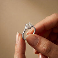 1.40CTW Heartelle Lab Grown Diamond Three Stone Ring For Her