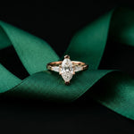 1.50CTW Marquise Crest Lab Grown Diamond Ring For Her