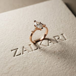 1.50CTW Marquise Crest Lab Grown Diamond Ring For Her