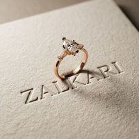 1.50CTW Marquise Crest Lab Grown Diamond Ring For Her