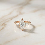1.50CTW Marquise Crest Lab Grown Diamond Ring For Her