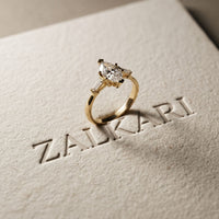 1.50CTW Marquise Crest Lab Grown Diamond Ring For Her