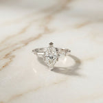 1.50CTW Marquise Crest Lab Grown Diamond Ring For Her