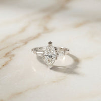 1.50CTW Marquise Crest Lab Grown Diamond Ring For Her