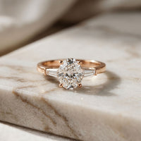 1.50CTW Elowen Oval Grace Lab Grown Diamond Ring For Her