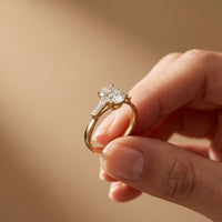 1.50CTW Elowen Oval Grace Lab Grown Diamond Ring For Her