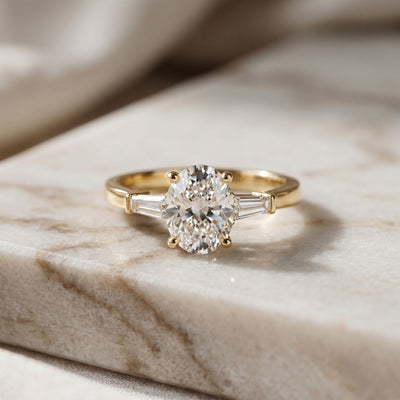 1.50CTW Elowen Oval Grace Lab Grown Diamond Ring For Her