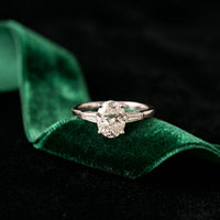 1.50CTW Elowen Oval Grace Lab Grown Diamond Ring For Her