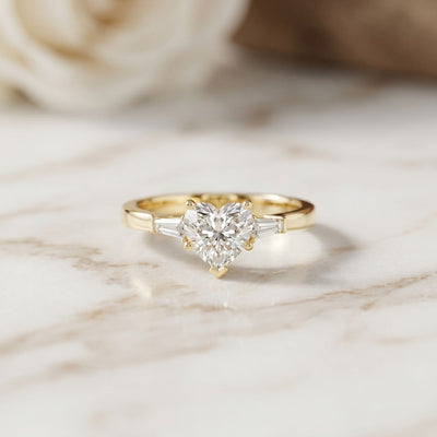 1.15CTW Amora Heart Glow Lab Grown Diamond Ring For Her