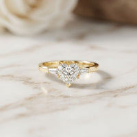 1.15CTW Amora Heart Glow Lab Grown Diamond Ring For Her