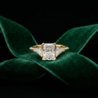 1.70CTW Lunara Radiant Legacy Lab Grown Diamond Ring For Her