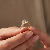 1.70CTW Lunara Radiant Legacy Lab Grown Diamond Ring For Her