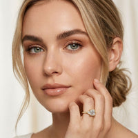 2CTW Elaris Asscher Lab Grown Three Stone Diamond Ring For Her