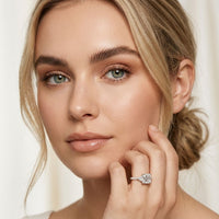2CTW Elaris Asscher Lab Grown Three Stone Diamond Ring For Her