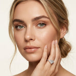 2CTW Heart Lab Grown Diamond Three Stone Virelle Ring