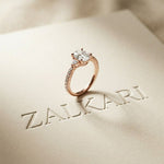 2CTW Elaria Oval Grace Lab Grown Diamond Three Stone Ring
