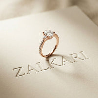 2CTW Elaria Oval Grace Lab Grown Diamond Three Stone Ring