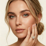 2CTW Elaria Oval Grace Lab Grown Diamond Three Stone Ring