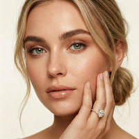 2CTW Elaria Oval Grace Lab Grown Diamond Three Stone Ring