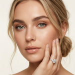 2CTW Elaria Oval Grace Lab Grown Diamond Three Stone Ring