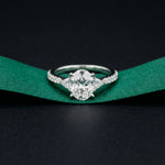 2CTW Elaria Oval Grace Lab Grown Diamond Three Stone Ring