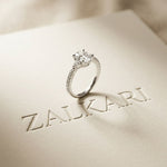 2CTW Elaria Oval Grace Lab Grown Diamond Three Stone Ring