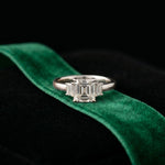 1.70CTW Asscher Evermont Lab Grown Diamond Three Stone Ring For Her