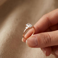 1.70CTW Emerald Westbridge Lab Grown Diamond Three Stone Ring