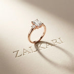1.70CTW Emerald Westbridge Lab Grown Diamond Three Stone Ring