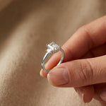 1.70CTW Emerald Westbridge Lab Grown Diamond Three Stone Ring