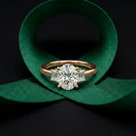 1.70CTW Oval Hartwell Lab Grown Diamond Three Stone Ring For Her