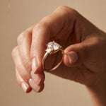 1.70CTW Oval Hartwell Lab Grown Diamond Three Stone Ring For Her